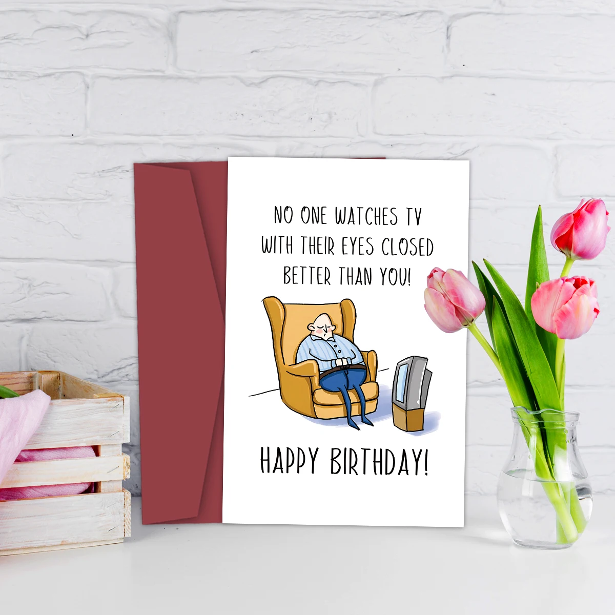 Central 23 - Grappige Verjaardagskaart - \, image size:1200x1200