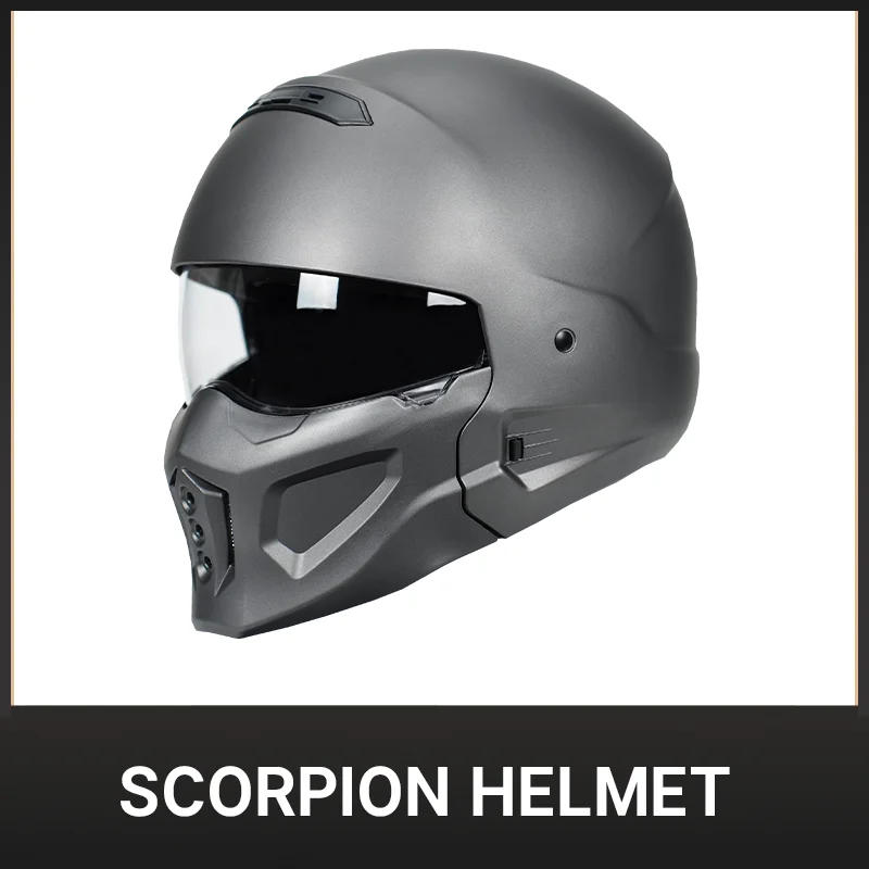 Motorcycle Full face helmet dual lens capacete moto masculino
