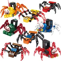 Moc Horrors Steam Trains Choo-Choo Charles Spider Train Cartoon Monster Game Building Blocks Bricks Toys for Children Gifts 1
