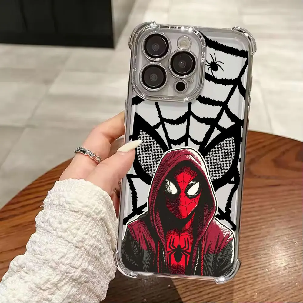 Spiderman Miles Morales Protective Phone Case - Anti-Fall Hero Design