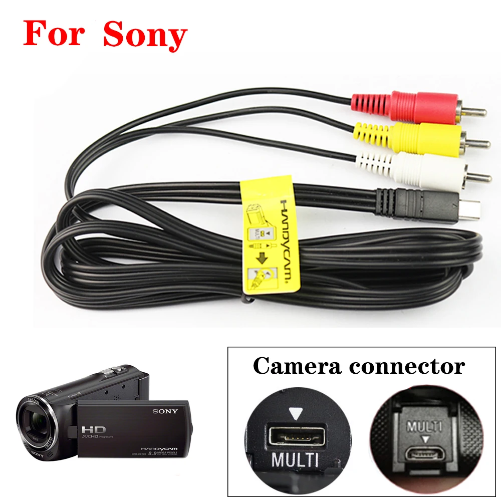 Vmc-15Mr2 Rca Fro Sony /Sonydv Fotocamera Av Line Video Line Vmc-15Mr2 Hdr Hdr-Pj610E Hdr-Pj240E Hdr-Pj790 Modello Serie Cx390