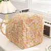 Pastoral Style Fabric Storage Basket Washable Stackable Underwear Debris Organizing Frame Foldable Sundries Storage Organizer 3