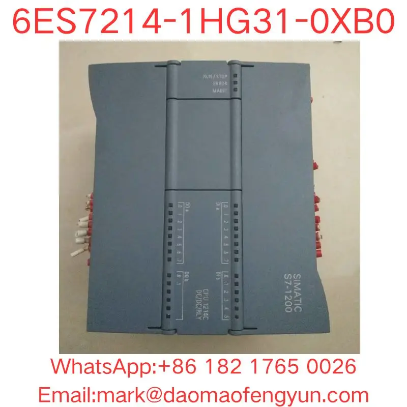 

6ES7214-1HG31-0XB0 бывший в употреблении протестированный OK в хорошем состоянии SIMATIC S7-1200, ЦП 1214C, компактный ЦП, DC/relay, бортовой вход/выход