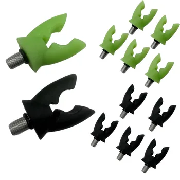 1/2/3/5/10pcs Carp Fishing Rod Rest Head Rubber Gripper for Fishing Alarm and Buzz Bar