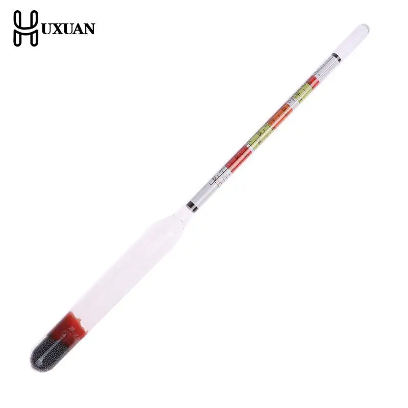 Triple Scale Hydrometer Self Brewed Wine Sugar Meter Alcohol Measuring Home Brewing Making Beer Wine Mead