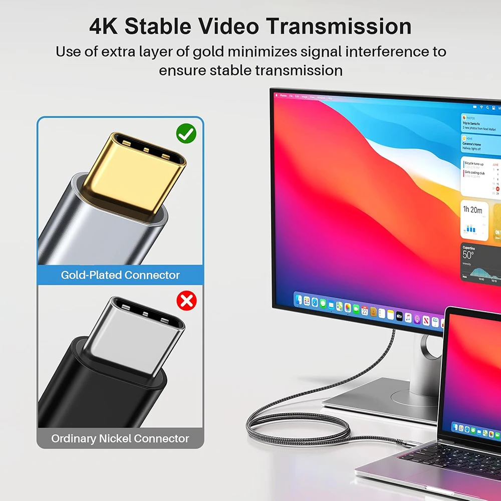 Premium 4K UHD USB-C to HDMI Cable