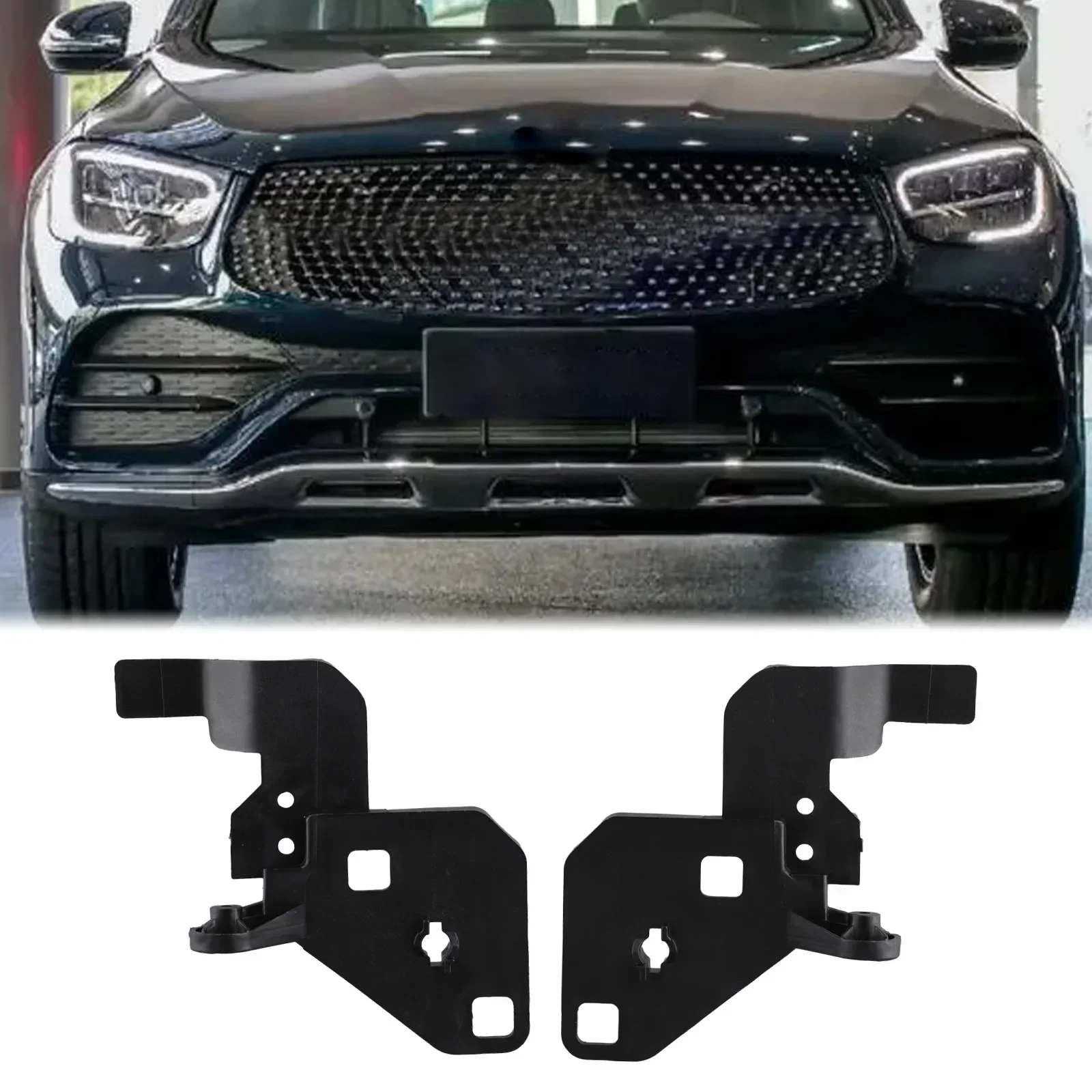 Pair Headlight Bracket for Mercedes GLC W253 Anti deformation Number 253600 253600