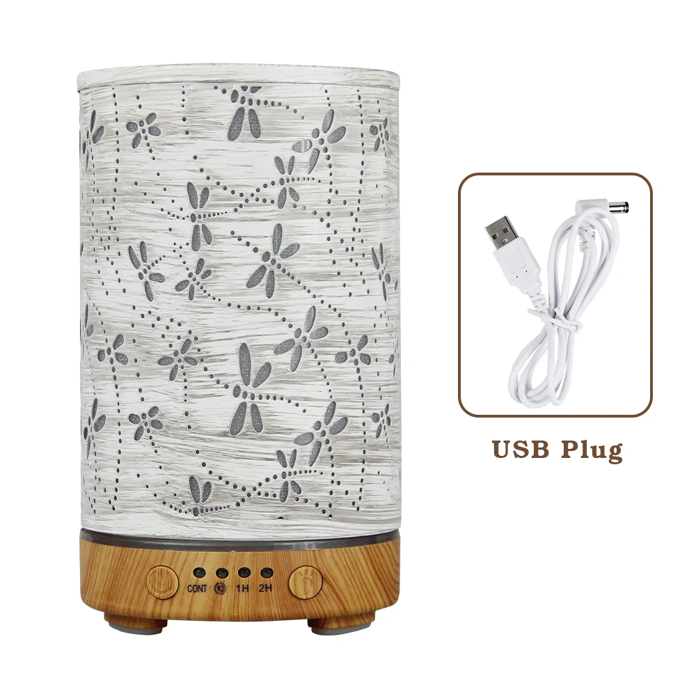 Dragonfly Cool Mist Essential Oil Diffuser with Auto Shut-Off, 100ml Capacity