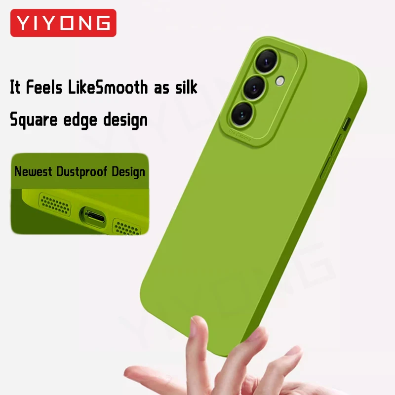 Silky Feel Liquid Silicone Soft Phone Case by YIYONG