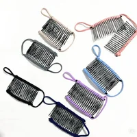 Magic Vintage Banana Hair Comb Lazy Hair Clips Braiders Flexible Stretchable Double Slide Insert Combs Hairpins Hair Accessories 2