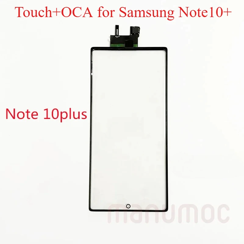 Glass With Touch OCA Digitizer For Samsung Galaxy Note 10 Plus Phone LCD Screen Repair