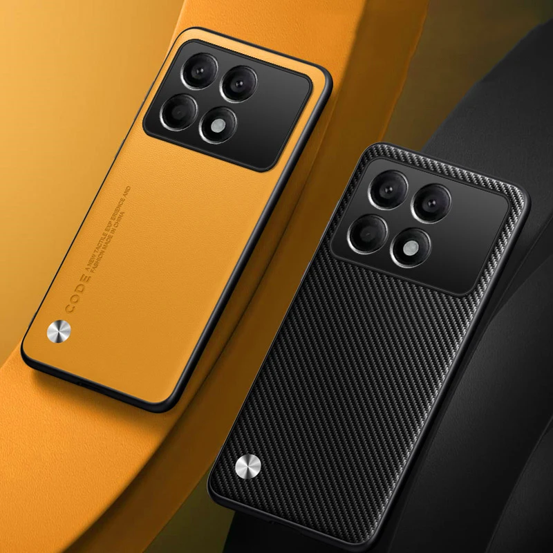 Luxury PU Leather Phone Case with Silicone Full Protection - Premium Back Cover
