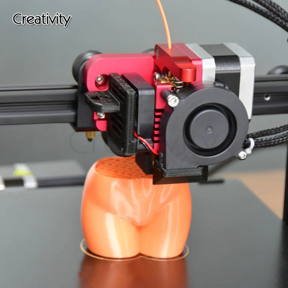 Atualizar Kit de Acionamento Direto Hotend 3d Toque Montagem 5015 Polia Turbo Ventilador Extrusora para Ender3 Cr10 cr 10s Pro Impressora 3d Mk8 - Imagem 3