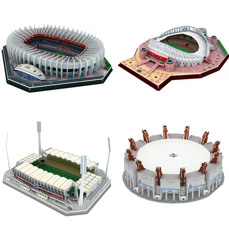 13 Puzzles 3D pour construire et exposer vos stades de foot préférés