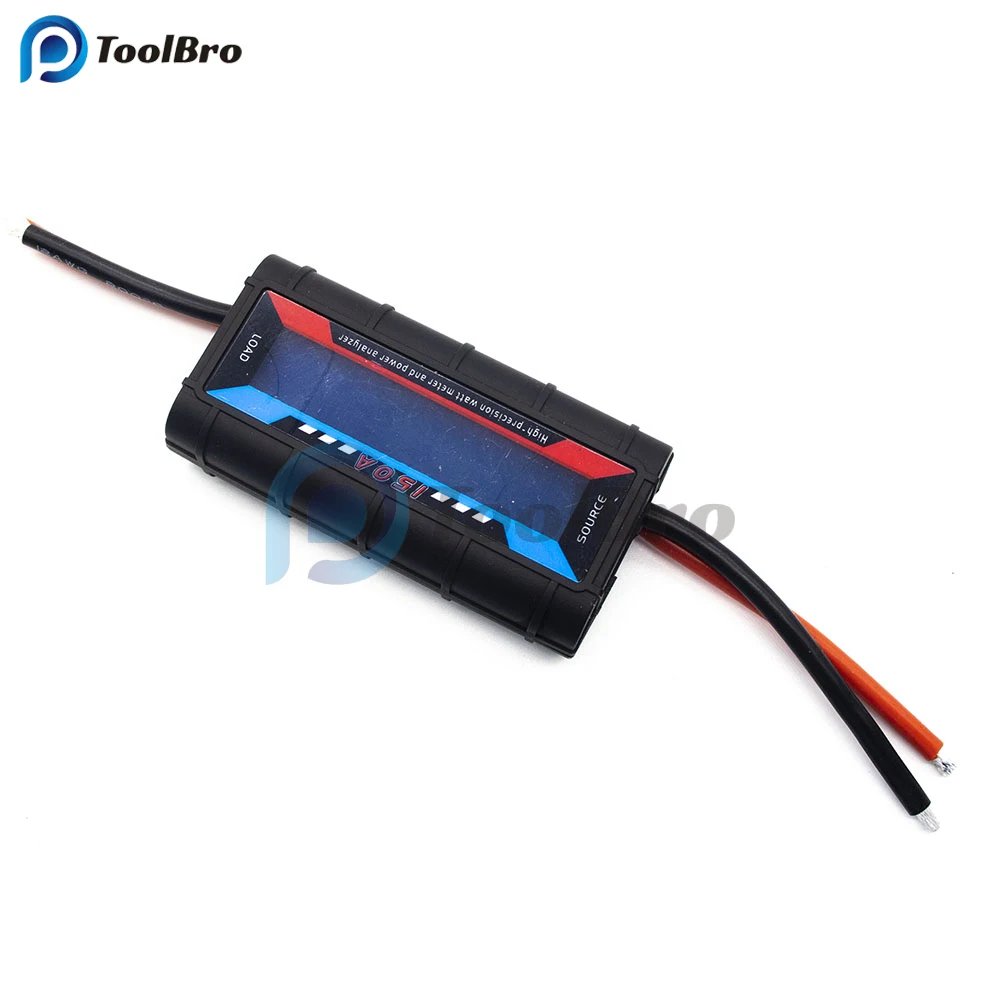 150A High Precision RC Watt Meter Power Analyzer Voltmeter Ammeter DC 4.8-60V LCD Digital RC Power Watt Detector Monitor power meter voltage current meter