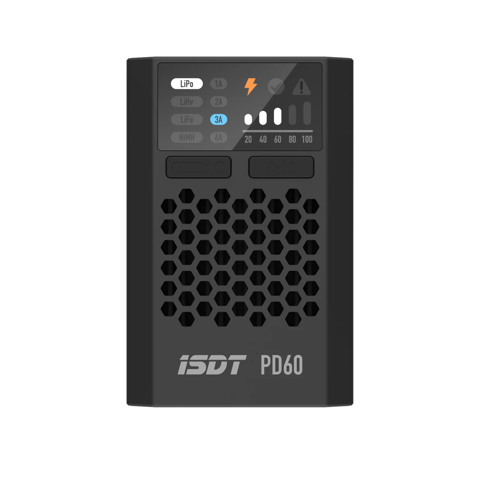 ISDT PD60 60W 6A Lipo Balance Charger, RC Charger with Type-C Input, Portable for 1-4S Lipo/Life/Lilon, 1-12S LiHv/Pb/NiMH thumbnail 2