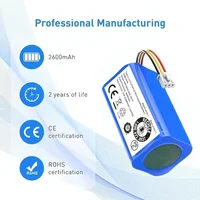 Batterie li-ion 14.4V/14.8V 18650 pour aspirateur Robot LIECTROUX C30B XR500 E30 pour PROSCENIC 800T 830P 820P 820T 820S 5