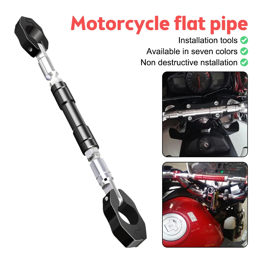 

Universal Motorcycle 22mm Handlebar | Multifunctional Bracket Balance Adjustable Bar Stand Crossbar Durable Balancing Instrument