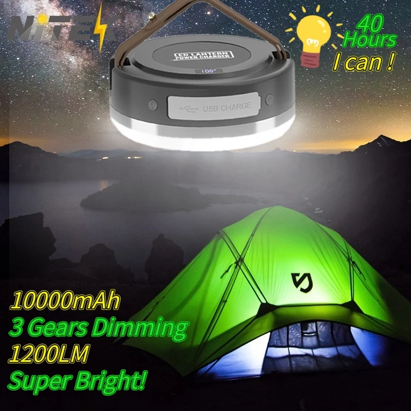 10000mAhRechargeableCampingLanternPortableOutdoorCampLight