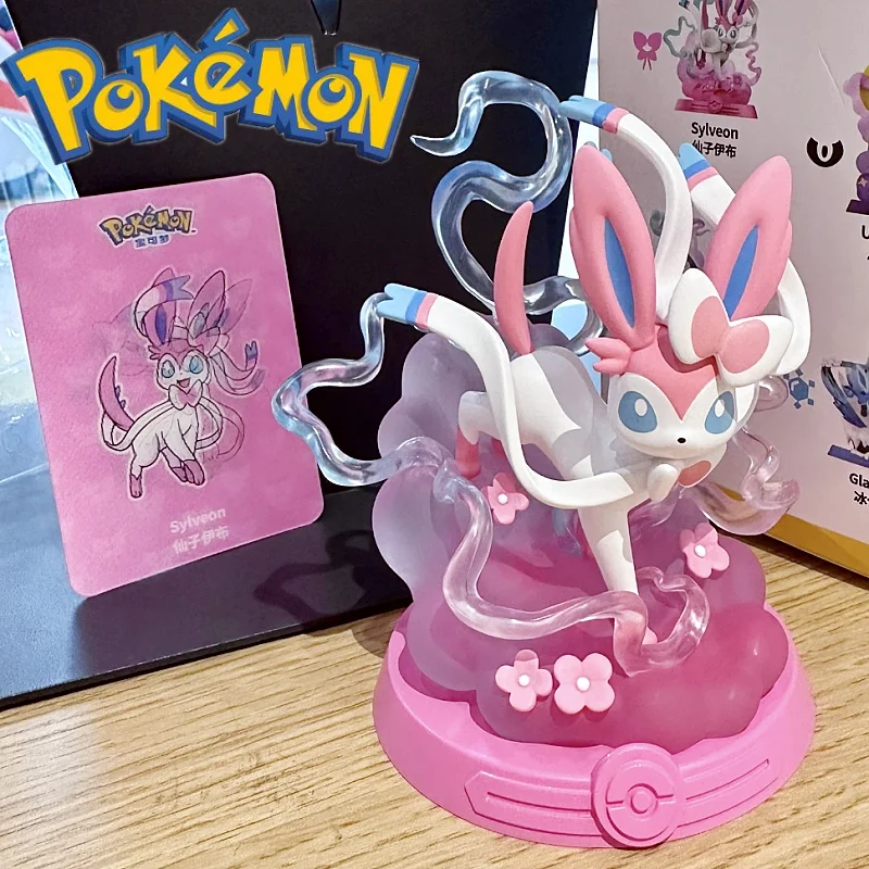 2024 Nuovo Arrivo Pokemon Ibrahivi Blind Box Model Toys Action Figure Pikachu Gengar Sylveon Greninja Lucario Anime Regali Di Natale