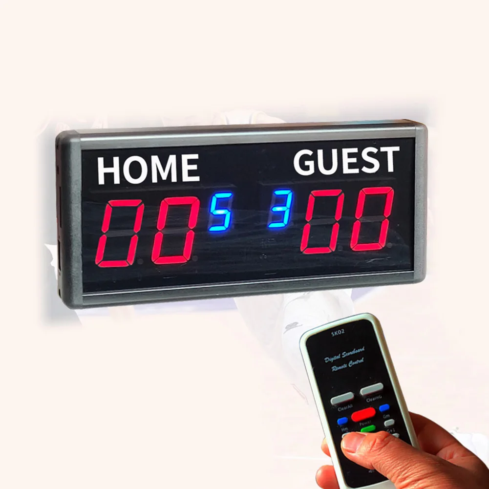 Digital Scoreboard Scoreboard Basketball Digital Electronic Football For Basketball Power Adapter Remote Control