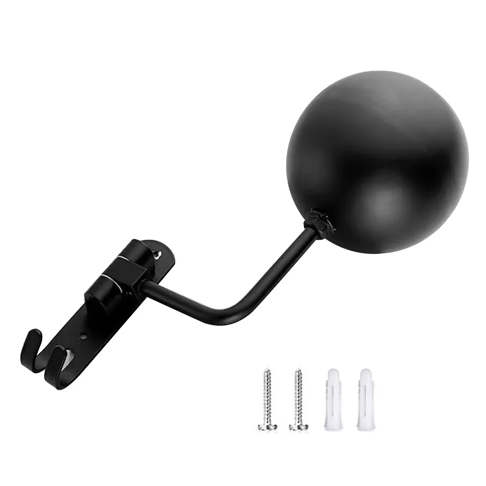 Motorcycle Helmet Holder Wall Mount 180&deg; Rotation Helmet Hanger Stand Rack