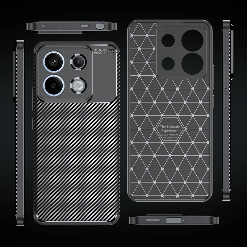 tectTech Funda TPU Brushed Xiaomi Redmi Note 13 Pro Black - Comprar online