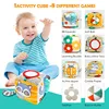 Baby Busy Cube Sensory Toys Activity For Toddlers Learning Educational Toys Developmental With Mirror Soft Infant 0-3 years 6