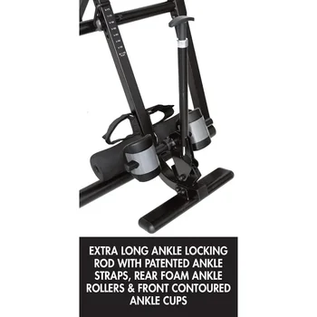 Advanced Technology Inversion Table with Vibro Massage & Heat - Heavy Duty Up To 300 Lbs Workout Bench Fitness Equipment 6