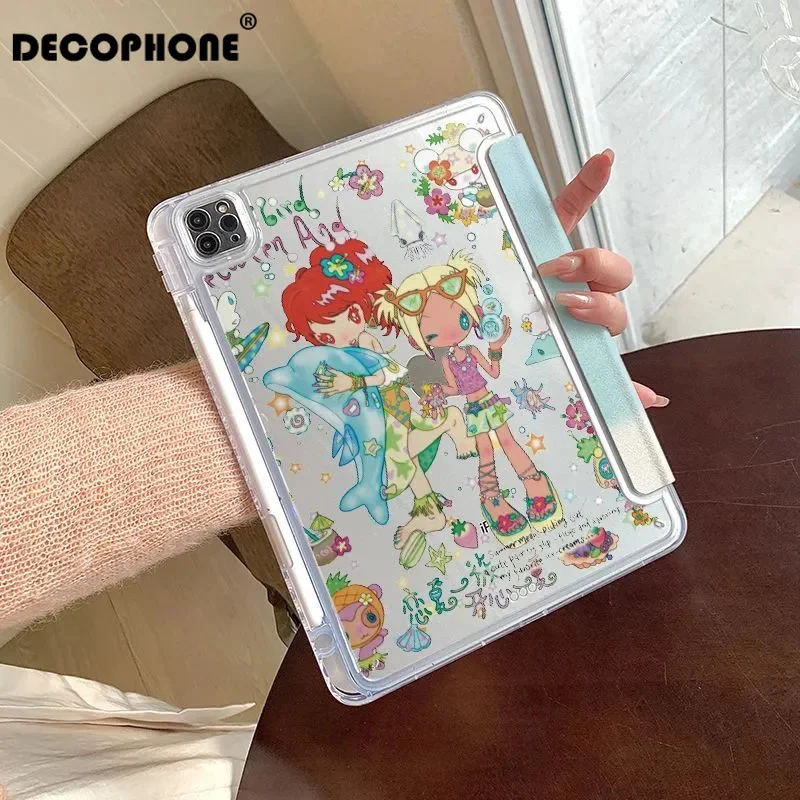 Ocean Girl Y-Fold Protective Tablet Case