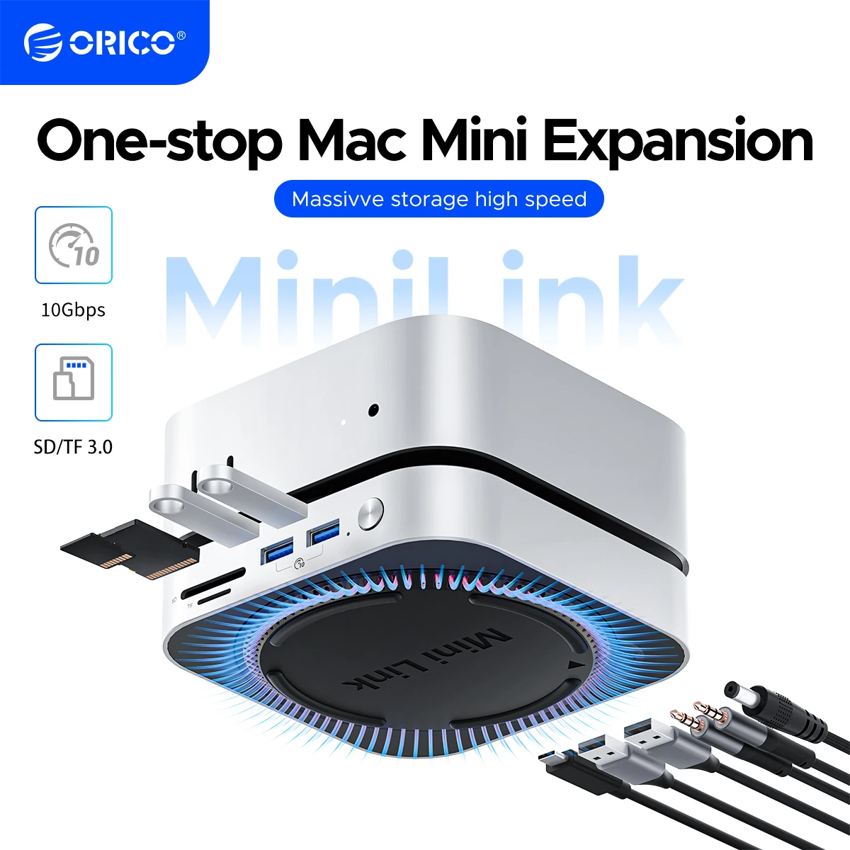 秀之 Mac mini 2024 + ORICO MiniLink Amazon.com: ORICO MiniLink 40Gbps Mac mini M4 Dock, USB4