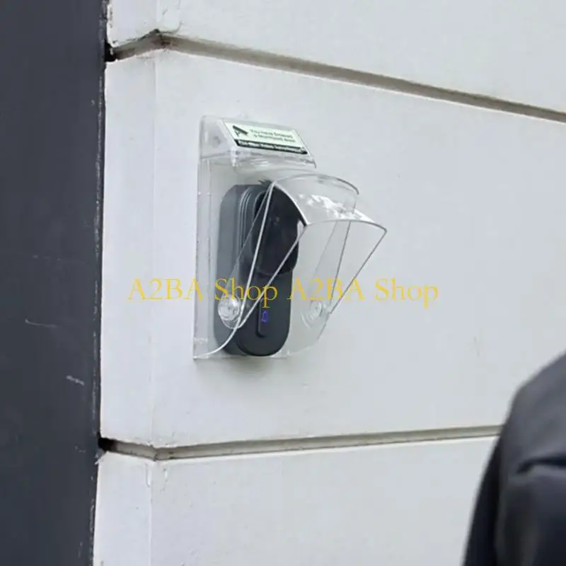 A2BA 대형 비디오 초인종용 강력한 플라스틱 방수 커버는 최대 14.2cm X 7.5cm 비바람을 수용합니다.