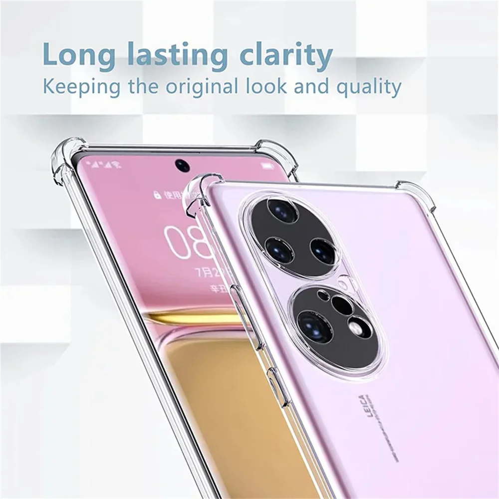 Luxury Shockproof Silicone Soft Case - Clear Ultra Thin Cover