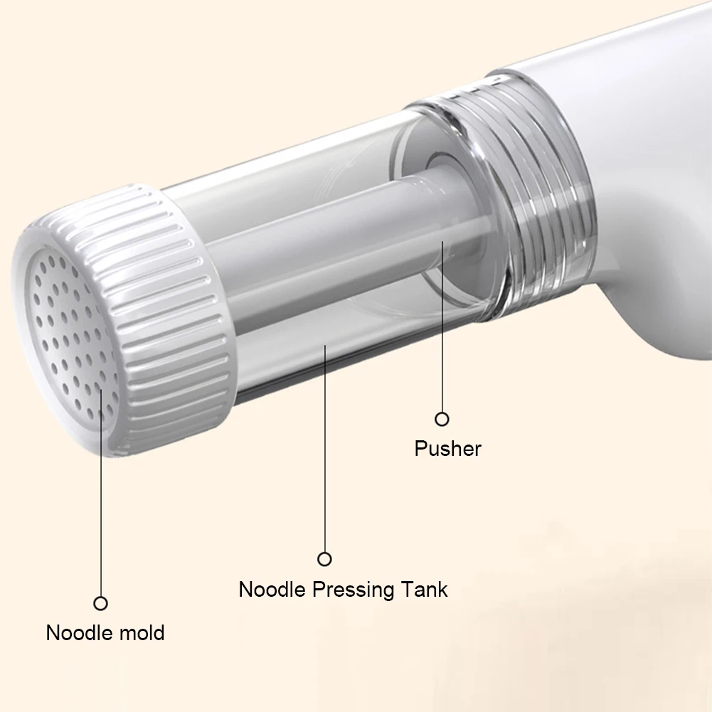 Spaghetti Noodles Machine Pasta Maker USB Rechargeable Manual Automatic Make Authentic Homemade Noodles