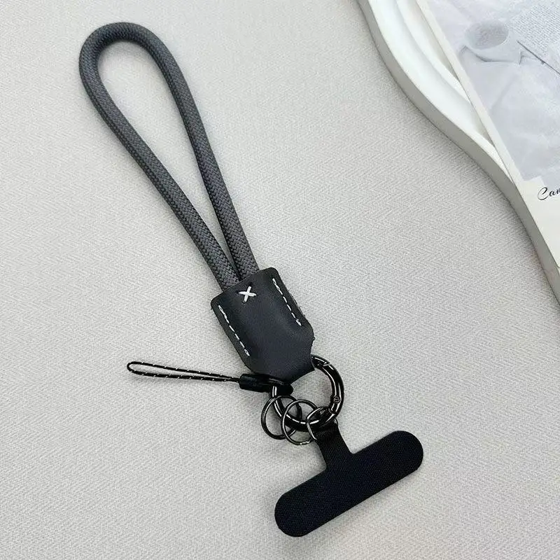 Premium Nylon Wrist Strap for Phones – Secure, Hands-Free Wrist Lanyard with Metal Ring Attachment