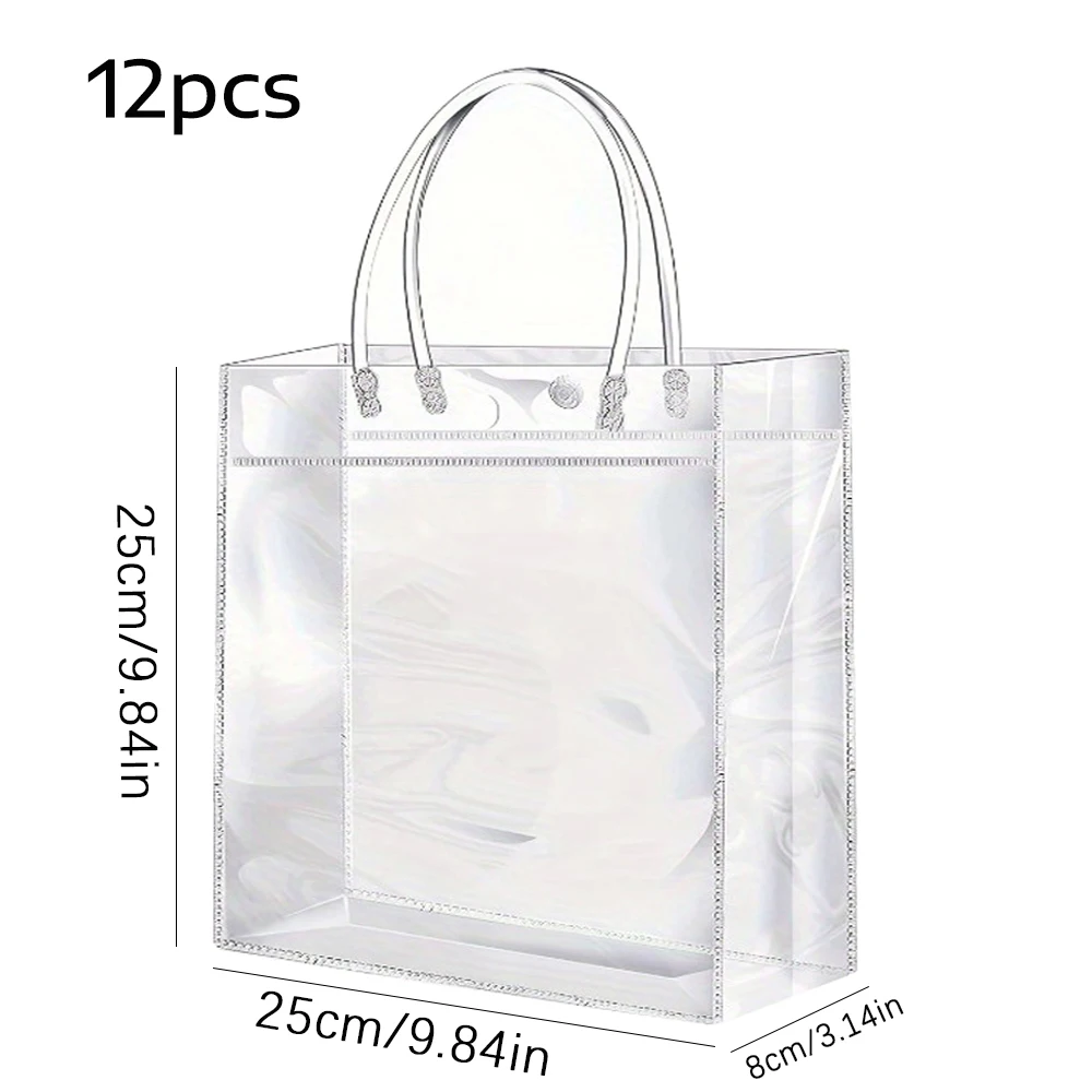 12 Stück transparente Geschenktüten, Süßigkeitentüten, Weihnachten, Halloween, Souvenirs, Partys, Geburtstagsgeschenke, Jahrestage, Hochzeiten – Detail 5