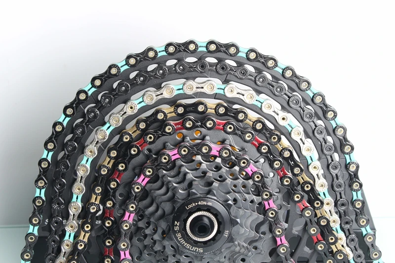 SUMC X11SL X12SL Fahrradkette MTB Rennrad Diamantketten Ultraleichte Mountainbike 11 12-Gang-Ketten Passend für Shimano Sram – Detail 5