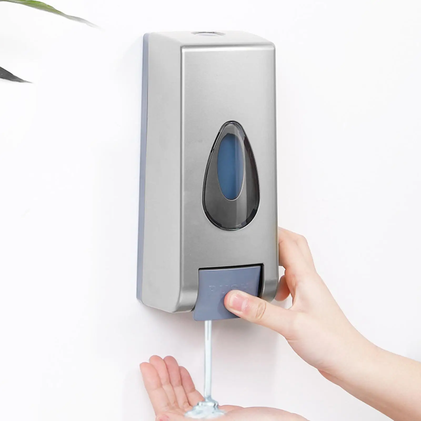Soap Dispenser, Wall Mounted, 350ml Refillable Large Capacity Foaming Liquid