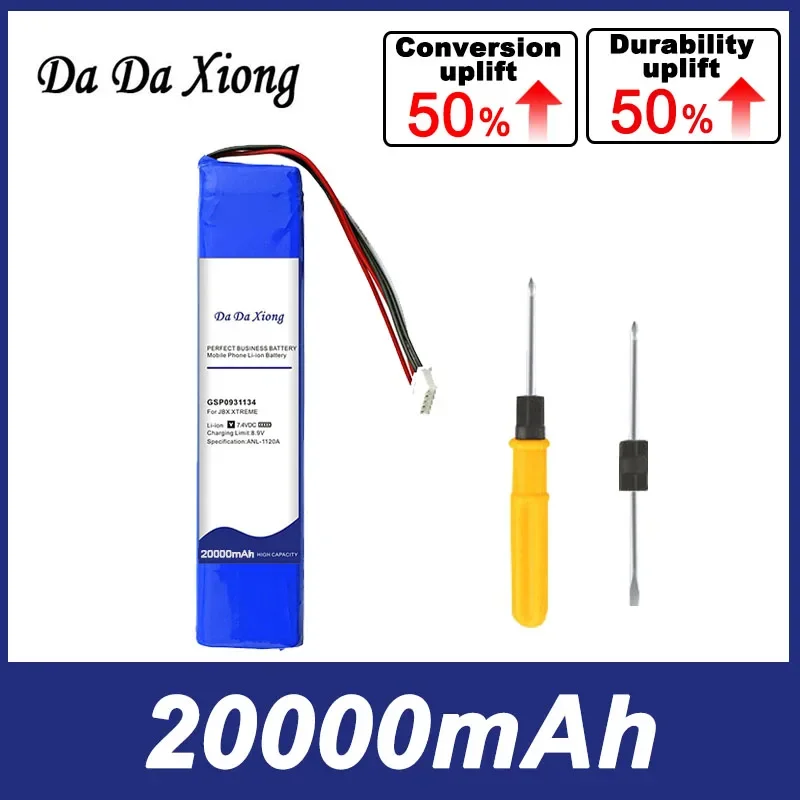 Bluetooth Speaker Battery 20000mah 37.0Wh Battery For JBL XTREME Speaker GSP0931134 With Tools
