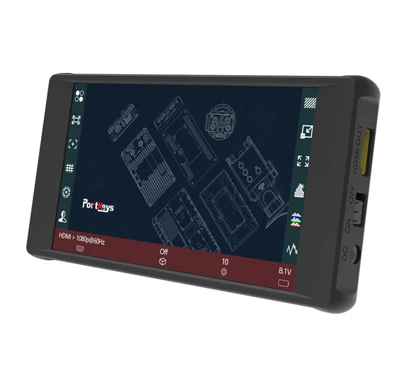 Portkeys PT6 5.2" Touch Screen 4K Display Field Monitor Real Time Live Steaming Stretch Legs Effects for DSLR Camera