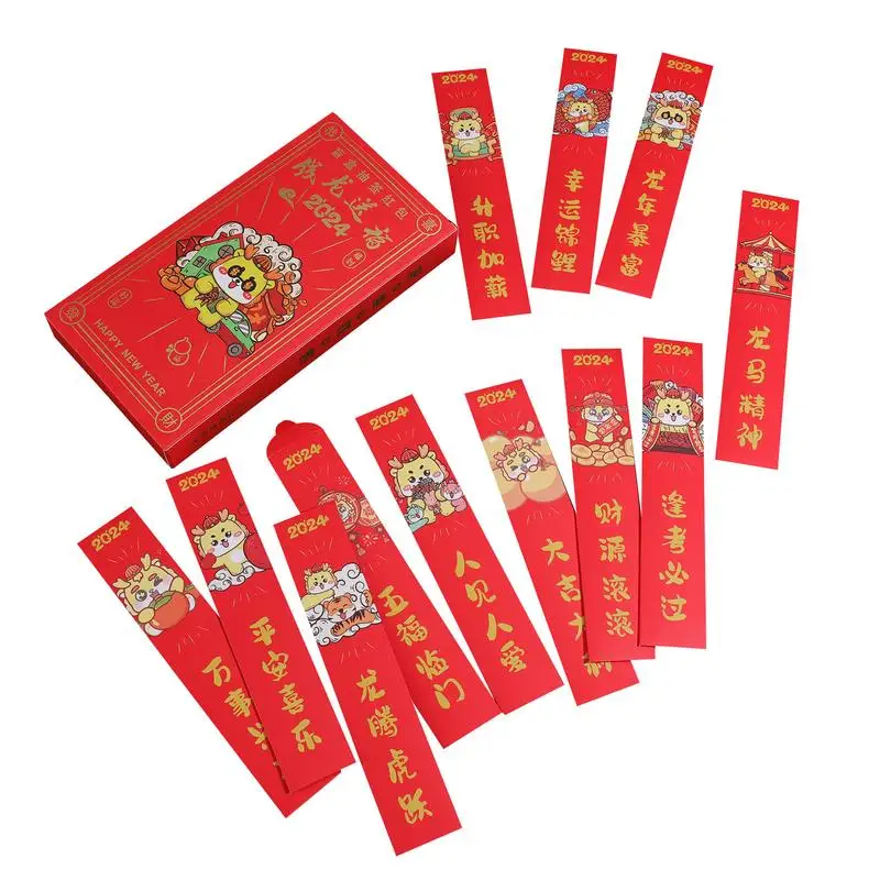 

Red Envelopes Lottery Packets New Year Dragon Pocket Universal Cartoon Luck Money Bag 2024 Dragon Year Chinese Pouch