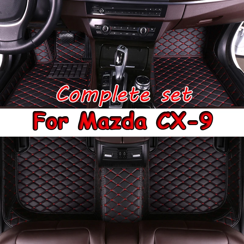 

Car Floor Mats For Mazda CX-9 TC 2016~2022 CX9 CX 9 Waterproof Rugs Carpet Leather Mat Interior Parts Car Accessories 2017 2018