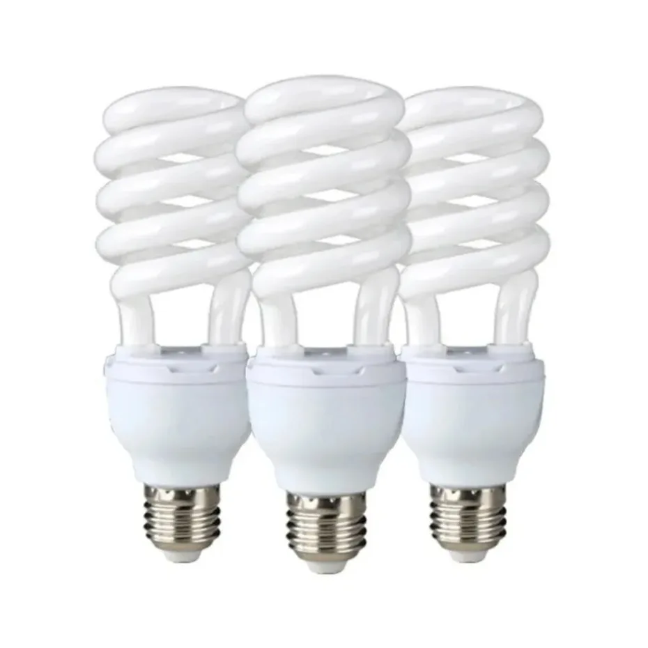 UooKzz Spiral Light Bulb Energy-saving Lamps Tubes E27 5-45W Retro Decor Lamps Bright Bulbs AC220V LED Lamp Home Decoration Lamp