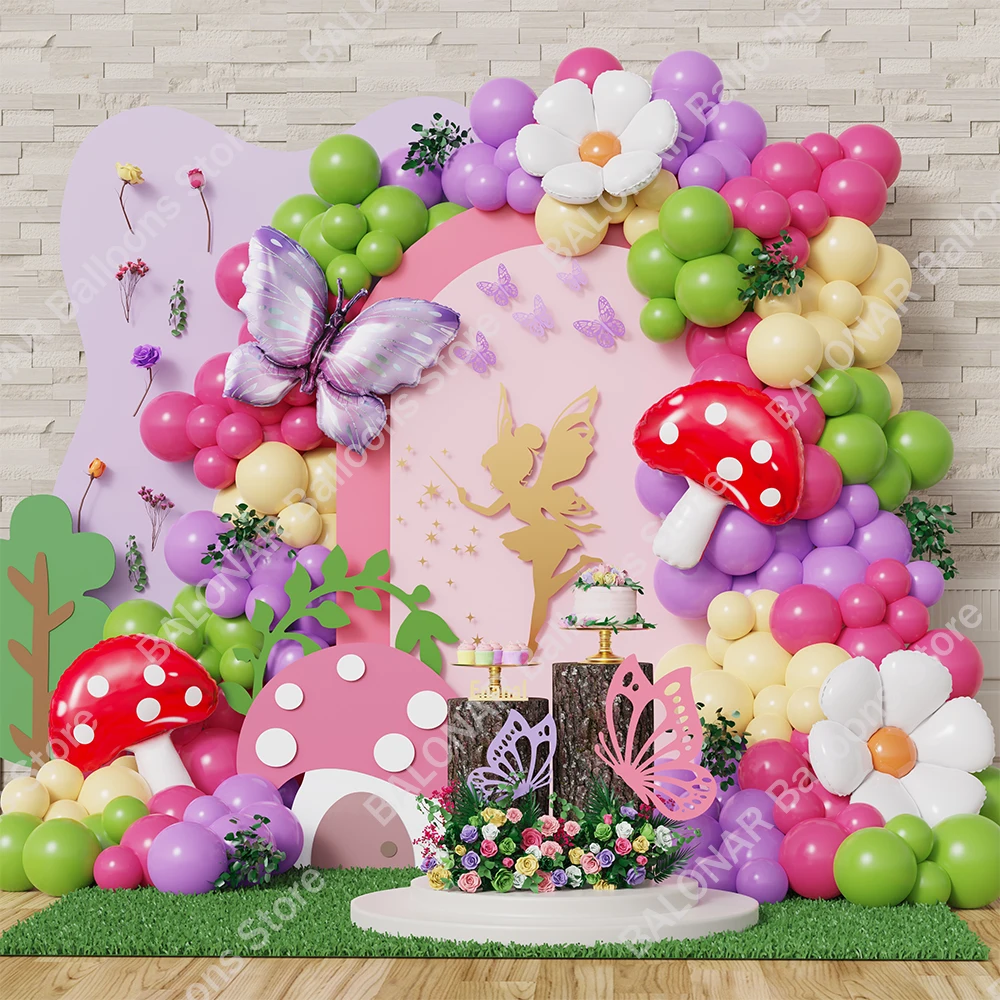 Kit Decoración Fiesta Wednesday - Incluye Banderines, Cake Topper, Toppers Y Globos - Para Cumpleaños