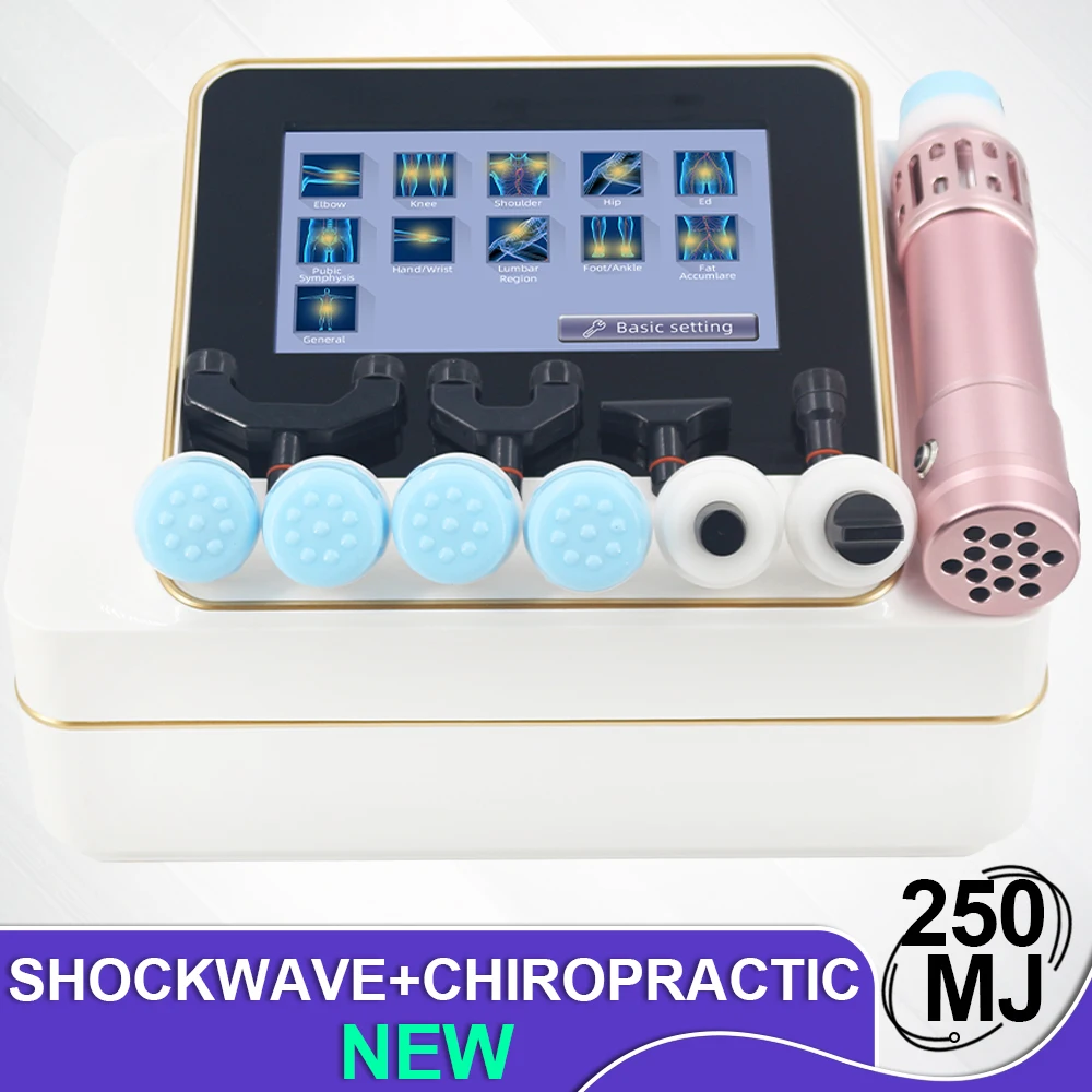 

Shockwave Therapy Machine 250MJ For ED Treatment Tibial Stress Syndrome Pain Relief Massage Chiropractic Shock Wave Massager New