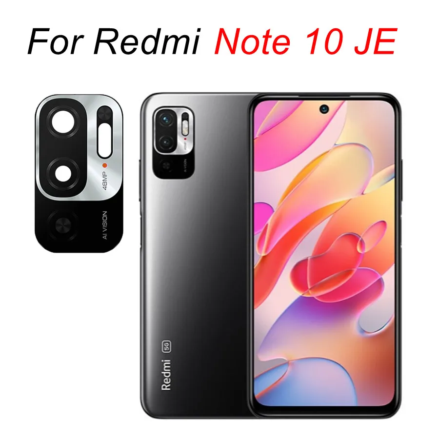 Rear Back Camera Glass Lens For Redmi 10 10C Note 10 Pro MAX 10S 10T 11 Pro Plus 5G 11S Note10 Note11 Global Replacement+Sticker 