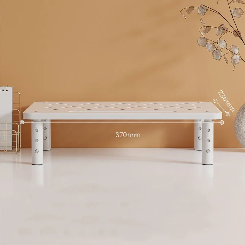 מעמד למסך מעמד למסך עולה 3 גובה מתכוונן מעמד למסך עם חורי אוויר מעמד למחשב נייד לארגון שולחן