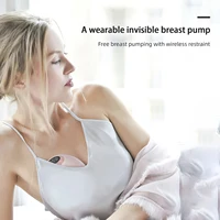 Wearable Electric Breast Pump Hands Free for Breastfeeding 4 Modes 12 Suction Level Voice Broadcast Low Noise 160ml Collector 2
