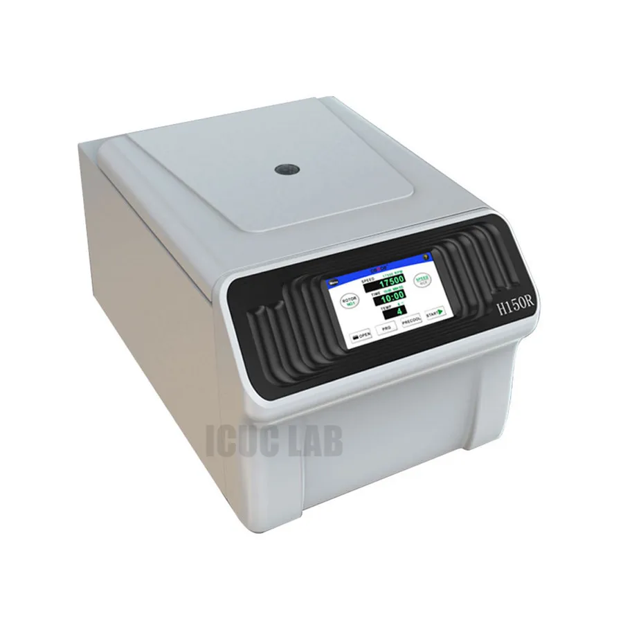 Tabletop High Speed Laboratory Centrifuge Machine with 24x15ml Angle Rotor Refrigerated Centrifuga Max Speed 15000rpm HT150R