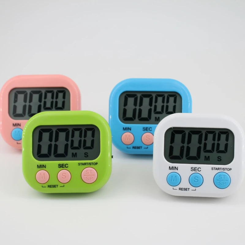 Portable Large-Screen Electronic Timer & Alarm Clock